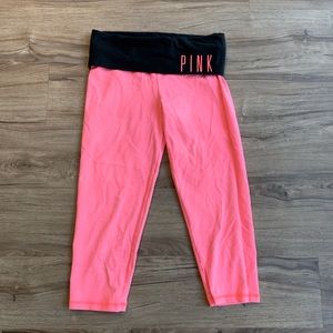 PINK Yoga Legging Pant Cropped